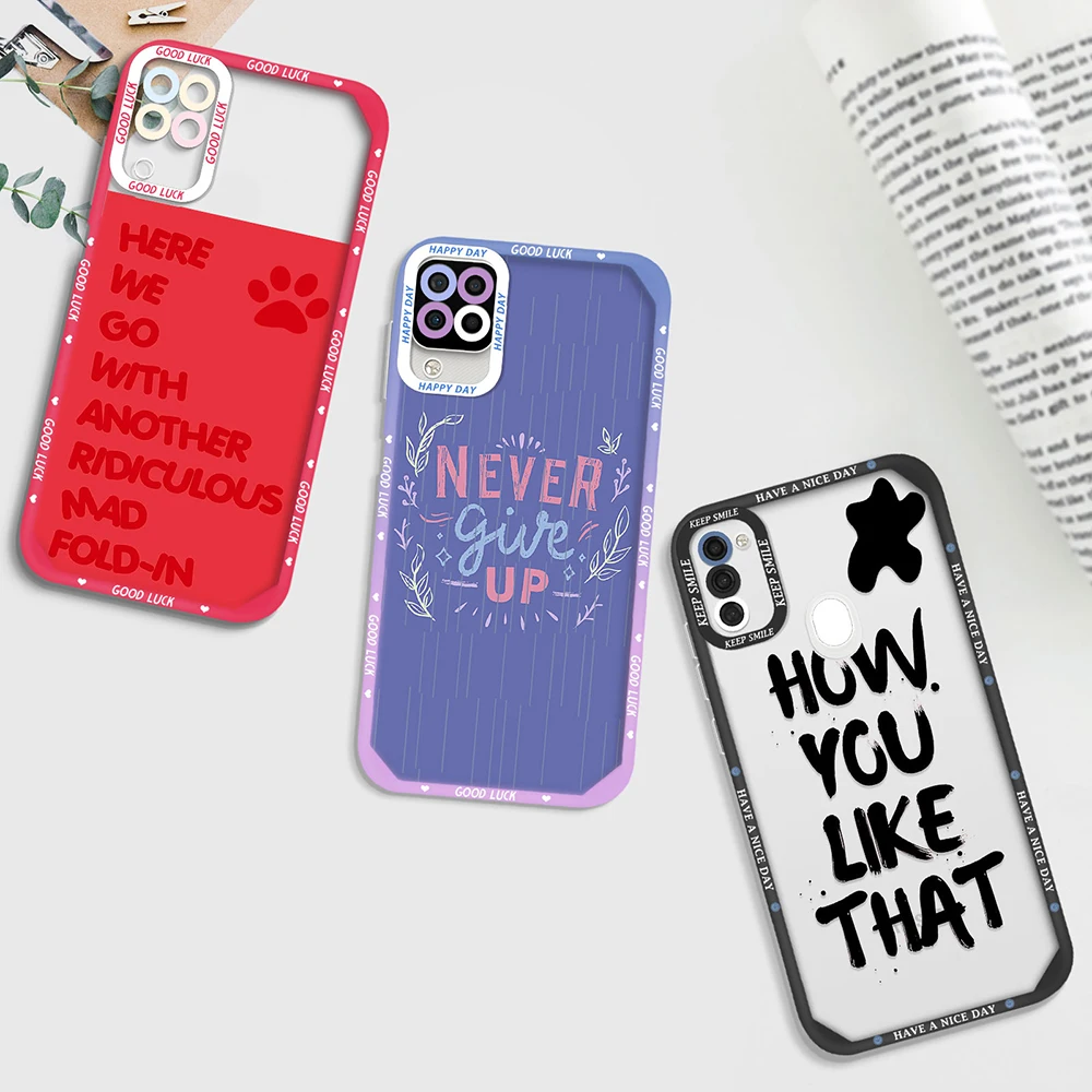 Written Words Case for Samsung Galaxy A71 A21S A11 A12 A32 4G A53 A52S A52 5G A72 S22 Plus S22Ultra Clear Shockproof Cover
Written Words Case for Samsung Galaxy A71 A21S A11 A12 A32 4G A53 A52S A52 5G A72 S22 Plus S22Ultra Clear Shockproof Cover