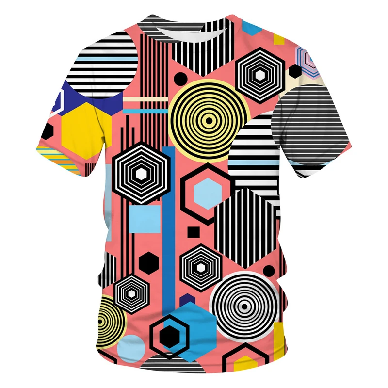 Summer 2021 3D T Shirt Men Streetwear Casual Printed Short Sleeves Fashion Geometry Funny Tshirt Abstract pattern Hombre Tops
Summer 2021 3D T Shirt Men Streetwear Casual Printed Short Sleeves Fashion Geometry Funny Tshirt Abstract pattern Hombre Tops