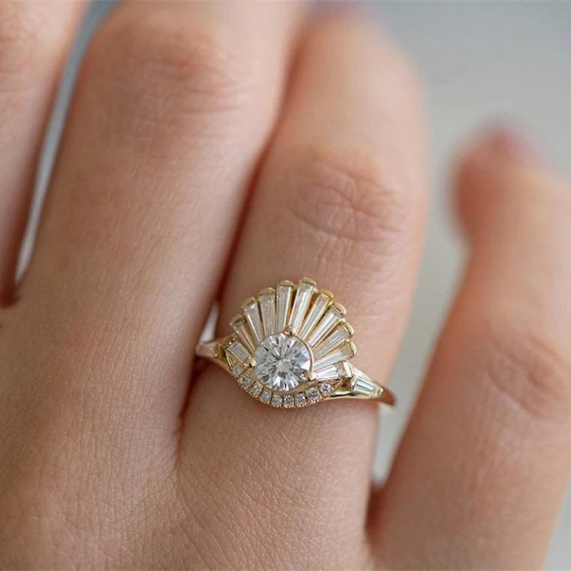 Exquisite Fashion Ring Flower Ring Inlaid Luxury Design Ladies Necklace Party Jewelry Noble Exclusive Wedding Engagement Gift
Exquisite Fashion Ring Flower Ring Inlaid Luxury Design Ladies Necklace Party Jewelry Noble Exclusive Wedding Engagement Gift