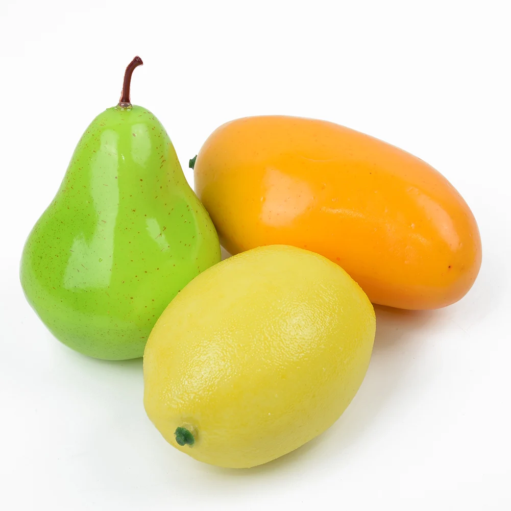 Fruits Lifelike 8Pcs Artificial Fruit Set Long lasting Variety Artificial Plastic Fake Kitchen Table DIY Decoration
Fruits Lifelike 8Pcs Artificial Fruit Set Long lasting Variety Artificial Plastic Fake Kitchen Table DIY Decoration