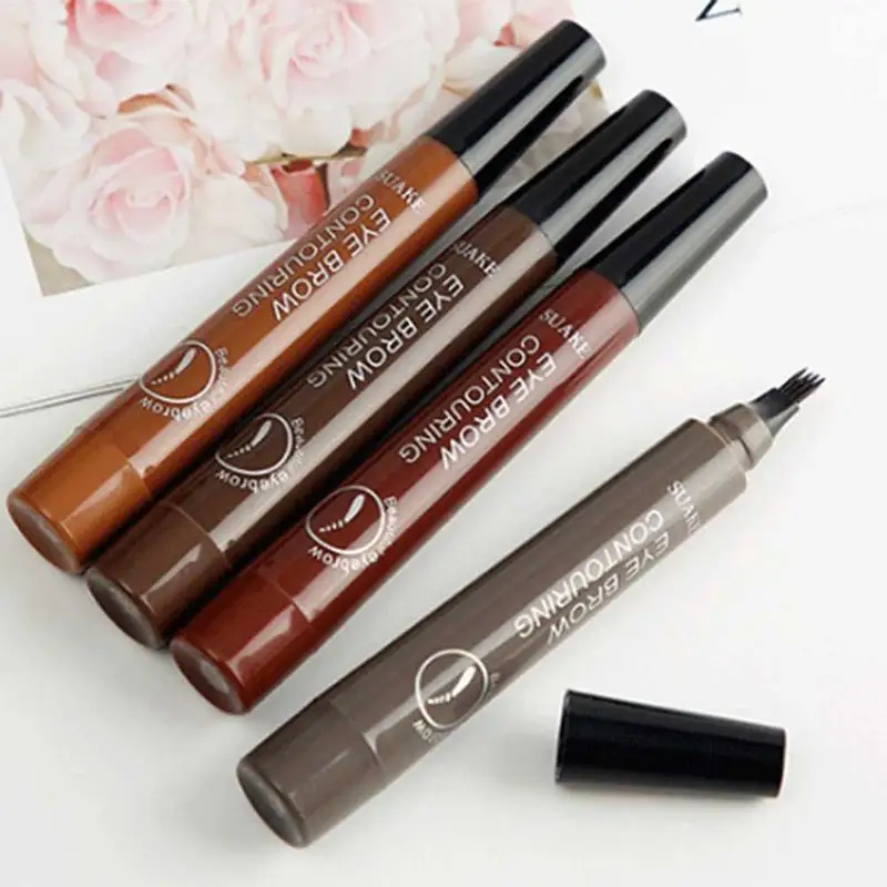 Eyebrow Pencil Four-headed Multi-color Waterproof Long-lasting Precise Brow Definer Liquid Eyebrow Smooth Enhancers Pencil
Eyebrow Pencil Four-headed Multi-color Waterproof Long-lasting Precise Brow Definer Liquid Eyebrow Smooth Enhancers Pencil