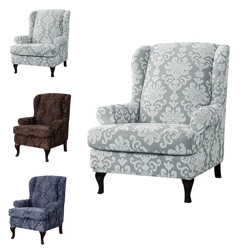 Wing Back Chair Cover Jacquard Sloping Chair Covers Removable Sofa Protector Wingback Chair Cover Washable Seat Case Home Decor
Wing Back Chair Cover Jacquard Sloping Chair Covers Removable Sofa Protector Wingback Chair Cover Washable Seat Case Home Decor