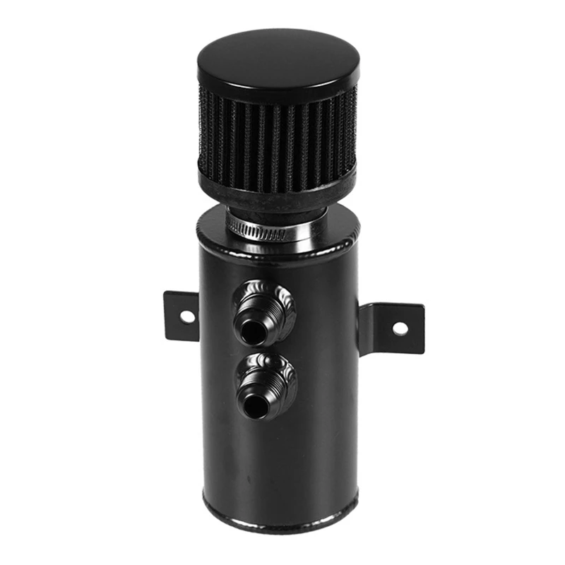 750ml Oil Catch Can Compact 10AN Baffled 2-Port Aluminum Reservoir Oil Catch for Tank Fuel for Tank Two Hole Breathable
750ml Oil Catch Can Compact 10AN Baffled 2-Port Aluminum Reservoir Oil Catch for Tank Fuel for Tank Two Hole Breathable