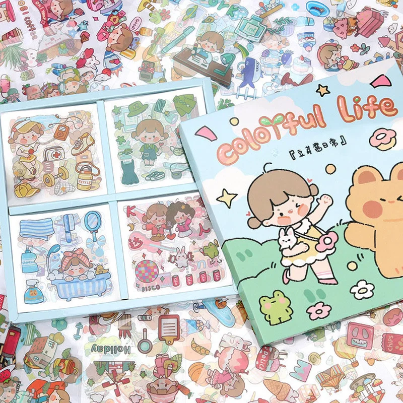 100 Sheet/Box Kawaii Stickers Cute PET Cartoon Sticker Unrepeated Patterns Sticker Decorative Journal Scrapbook Diary Stationery
100 Sheet/Box Kawaii Stickers Cute PET Cartoon Sticker Unrepeated Patterns Sticker Decorative Journal Scrapbook Diary Stationery
