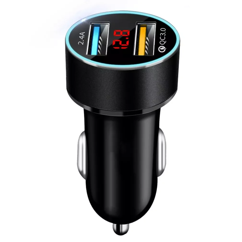 Auto Accessories Dual USB Digital Display Car Charger Portable Car Cigarette Lighter With LED Display Car Charger
Auto Accessories Dual USB Digital Display Car Charger Portable Car Cigarette Lighter With LED Display Car Charger