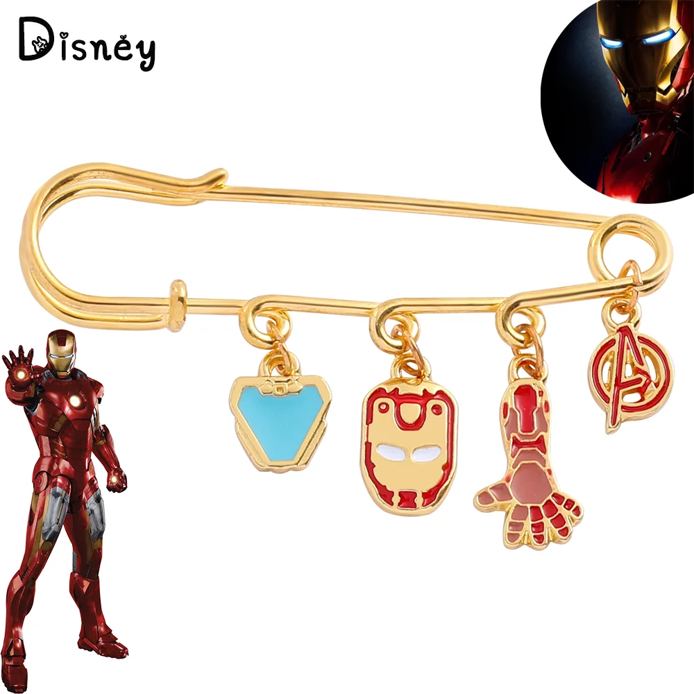 Marvel Superhero Iron Man Badge Brooch Classic Movie Avengers Tony Stark Pendant Pins Fashion Jewelry Accessories Quality Gifts
Marvel Superhero Iron Man Badge Brooch Classic Movie Avengers Tony Stark Pendant Pins Fashion Jewelry Accessories Quality Gifts