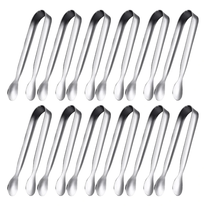 12 Pcs Sugar Tongs Ice Tongs Stainless Steel Mini Serving Tongs Kitchen Tongs for Tea Party Coffee Bar Kitchen(Silver) 
12 Pcs Sugar Tongs Ice Tongs Stainless Steel Mini Serving Tongs Kitchen Tongs for Tea Party Coffee Bar Kitchen(Silver)