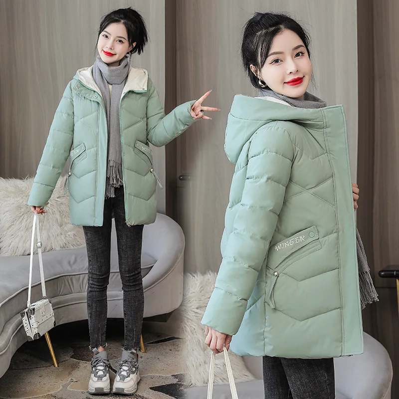 2022 New Cotton Clothing Women's Mid-length Thick Hooded Loose Down Coat Winter Cotton-padded Jacket Dpa13
2022 New Cotton Clothing Women's Mid-length Thick Hooded Loose Down Coat Winter Cotton-padded Jacket Dpa13