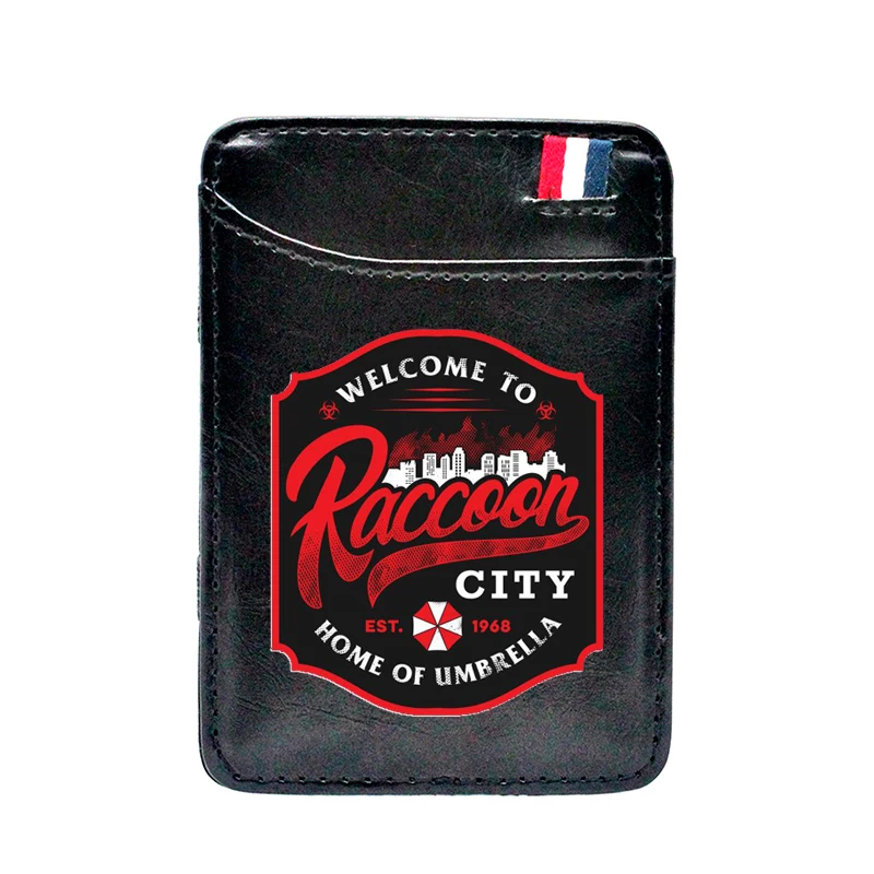 Classic Raccoon City Sign Printing Pu Leather Mini Small Magic Wallets Purse Pouch Plastic Credit Bank Card Case Holder
Classic Raccoon City Sign Printing Pu Leather Mini Small Magic Wallets Purse Pouch Plastic Credit Bank Card Case Holder