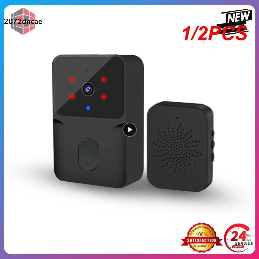 1/2PCS Wifi Doorbell Night Outdoor Smart Door Bell Video Waterproof Smart Home Wireless Doorbell With Camera
1/2PCS Wifi Doorbell Night Outdoor Smart Door Bell Video Waterproof Smart Home Wireless Doorbell With Camera