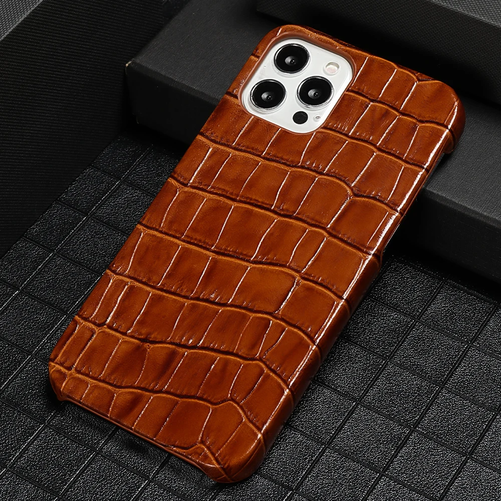 Genuine Leather Brick Grain Phone Case for Apple iPhone 14 13 12 Pro Max 11 X XR XS Crocodile Texture Armor Back Cover
Genuine Leather Brick Grain Phone Case for Apple iPhone 14 13 12 Pro Max 11 X XR XS Crocodile Texture Armor Back Cover