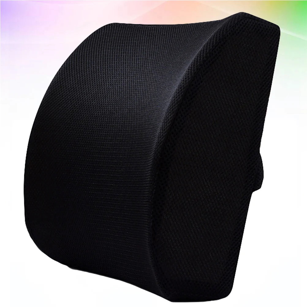 Lumbar Support Cushion, Back Support, Memory Lumbar Pillow for Car, Wheelchair, Desk Chairs, Black
Lumbar Support Cushion, Back Support, Memory Lumbar Pillow for Car, Wheelchair, Desk Chairs, Black