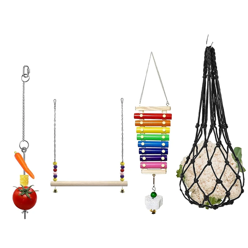 4PCS Chicken Wooden Stand Xylophone Toy,Chicken Feeding Veggies Skewer Fruit Holder,Chicken Hanging Feeder
4PCS Chicken Wooden Stand Xylophone Toy,Chicken Feeding Veggies Skewer Fruit Holder,Chicken Hanging Feeder