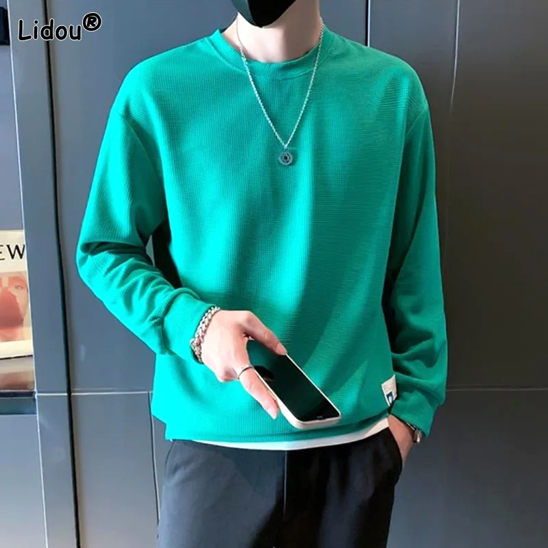 Bright Colors Striped Spliced T-Shirts Four Seasons O-Neck Casual Men's Clothing Pure Cotton Tide Brand Trend Comfortable Tops
Bright Colors Striped Spliced T-Shirts Four Seasons O-Neck Casual Men's Clothing Pure Cotton Tide Brand Trend Comfortable Tops