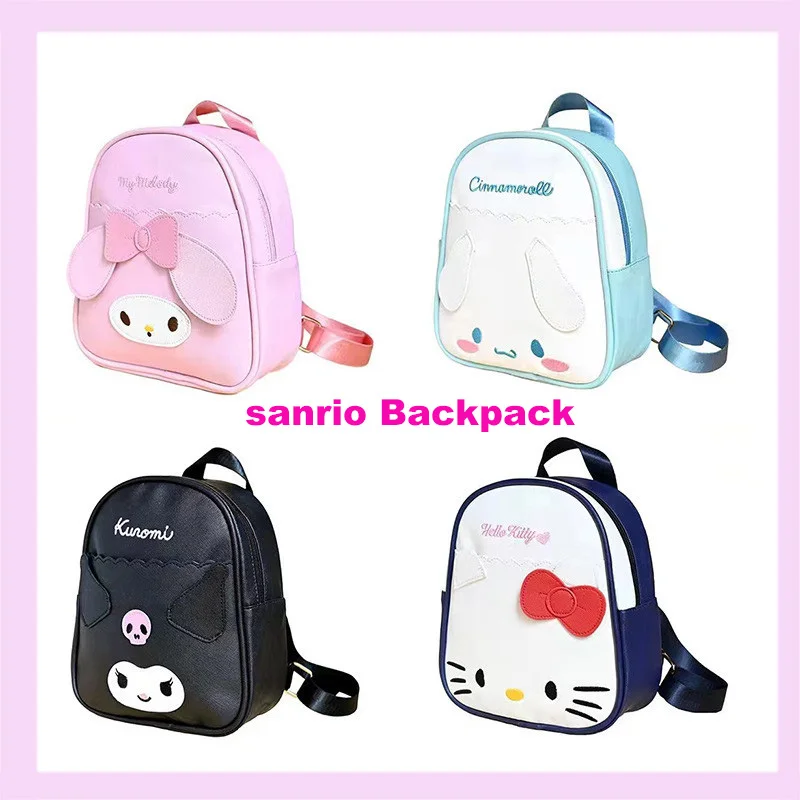 Sanrio Рюкзак Hello Kitty Cinnamoroll кожаная водонепроницаемая сумка для хранения кавайная плюшевая кукла для детей подарок на день рождения для девочк... 
Sanrio Рюкзак Hello Kitty Cinnamoroll кожаная водонепроницаемая сумка для хранения кавайная плюшевая кукла для детей подарок на день рождения для девочк...