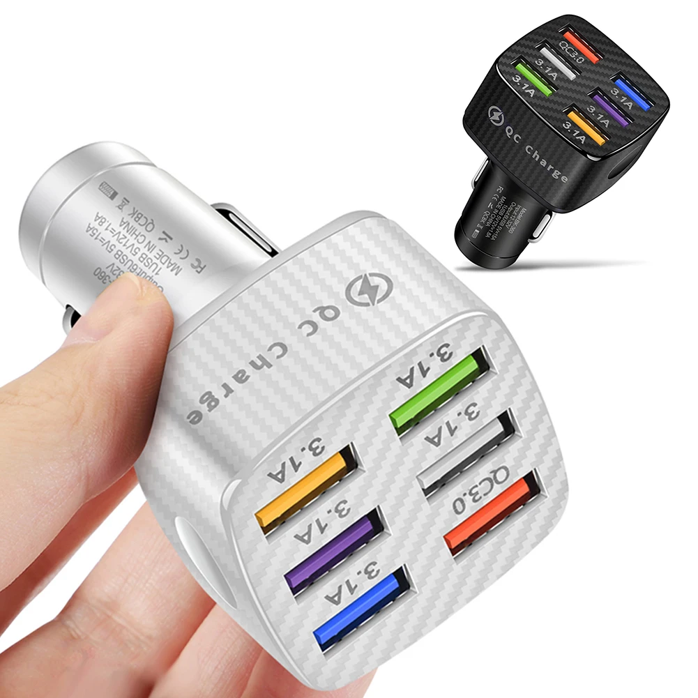 Universal QC3.0 Quick Charge 6USB 15A Car Charger Fast Charging Car Adapter For IPhone Samsung1 Xiaomi Mobile Phone Charger New
Universal QC3.0 Quick Charge 6USB 15A Car Charger Fast Charging Car Adapter For IPhone Samsung1 Xiaomi Mobile Phone Charger New
