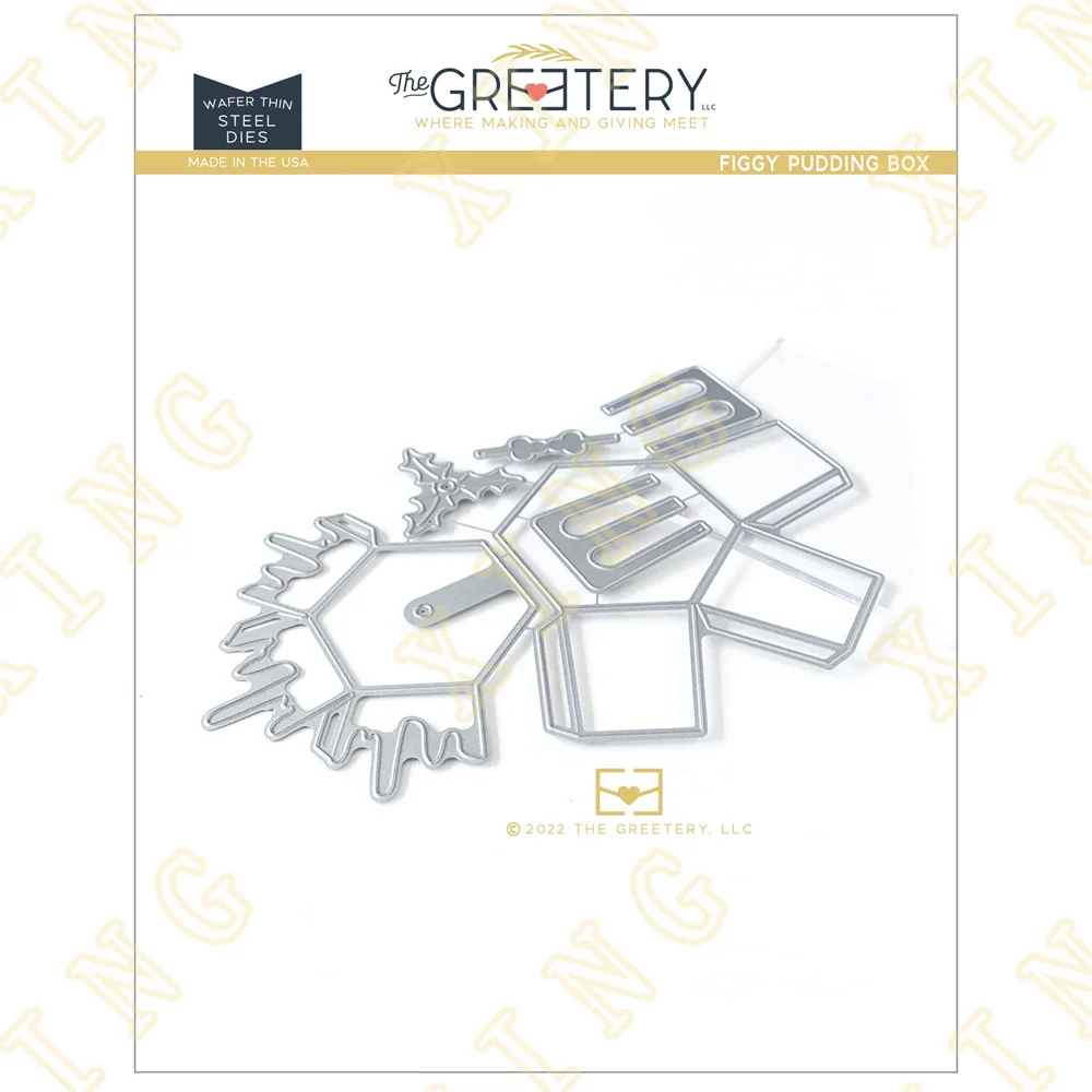 Metal Cutting Dies Scrapbook Diary Decoration Stencil Embossing Template Diy Greeting Card Handmade New Figgy Pudding Box Die
Metal Cutting Dies Scrapbook Diary Decoration Stencil Embossing Template Diy Greeting Card Handmade New Figgy Pudding Box Die