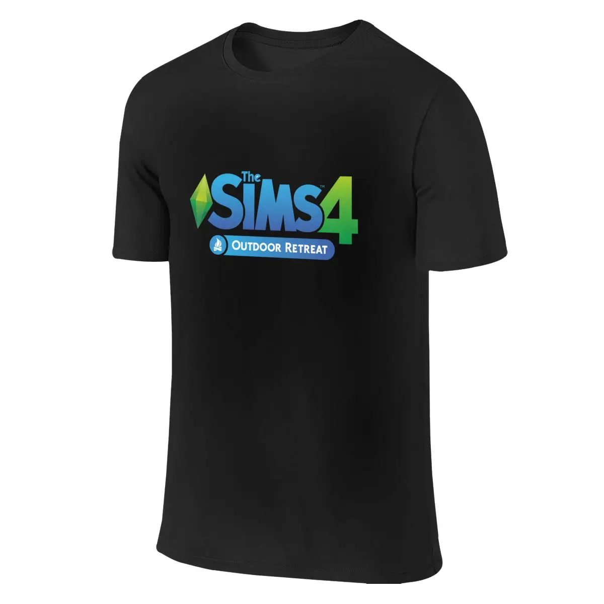 Футболка с имитацией игры в бизнес-стиле The Sims 4 хлопковый топ однотонные футболки