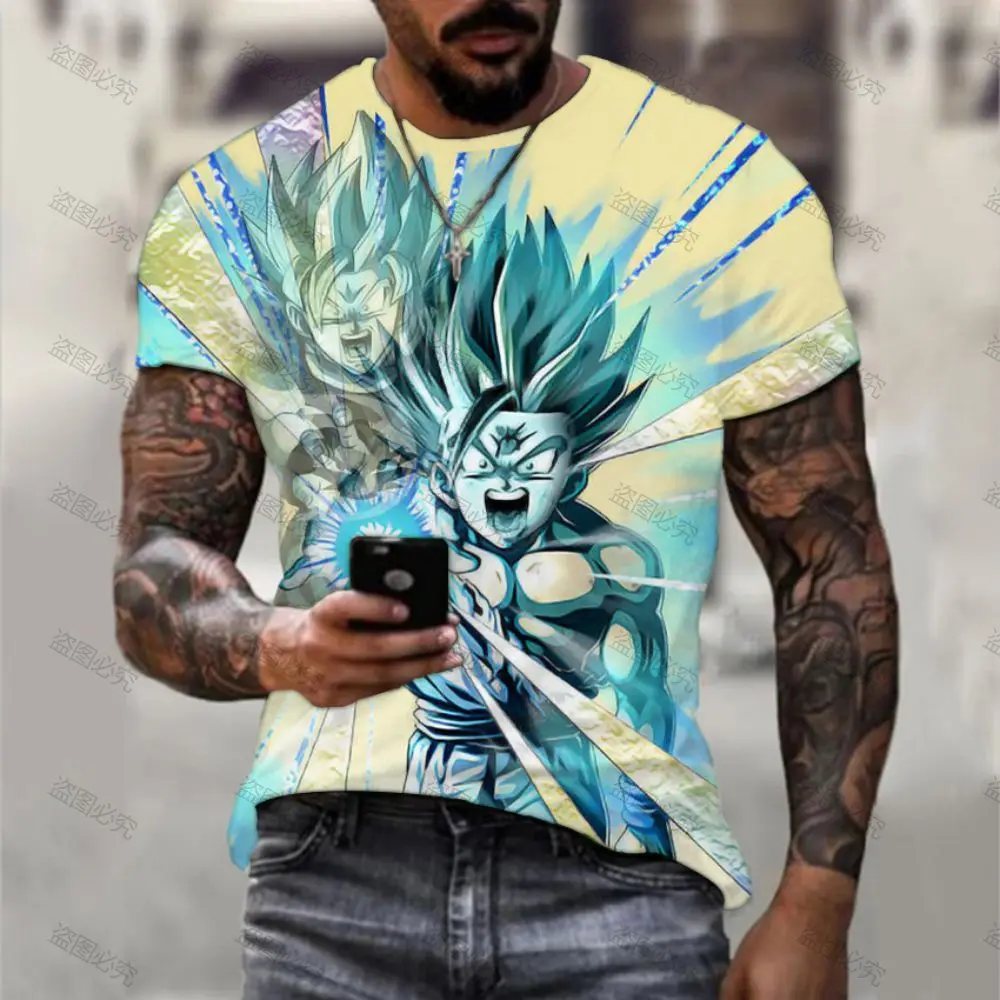 Vegeta Dragon Ball Z Men's T-shirt Goku O-collar Streetwear Saiyan Vintage Harajuku Majin Buu Cool GYM 110-6XL Short Sleeved New
Vegeta Dragon Ball Z Men's T-shirt Goku O-collar Streetwear Saiyan Vintage Harajuku Majin Buu Cool GYM 110-6XL Short Sleeved New