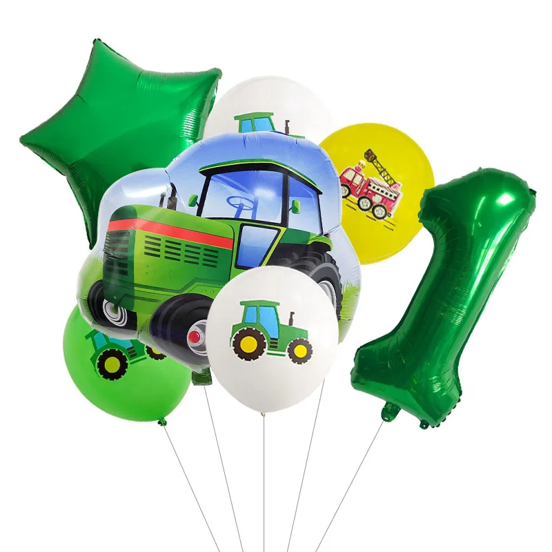 7pcs/set Tractor Foil Number Balloons Construction Vehicle Cartoon Car Latex Air Globos Kids Birthday Party Decorations Boy Toy
7pcs/set Tractor Foil Number Balloons Construction Vehicle Cartoon Car Latex Air Globos Kids Birthday Party Decorations Boy Toy