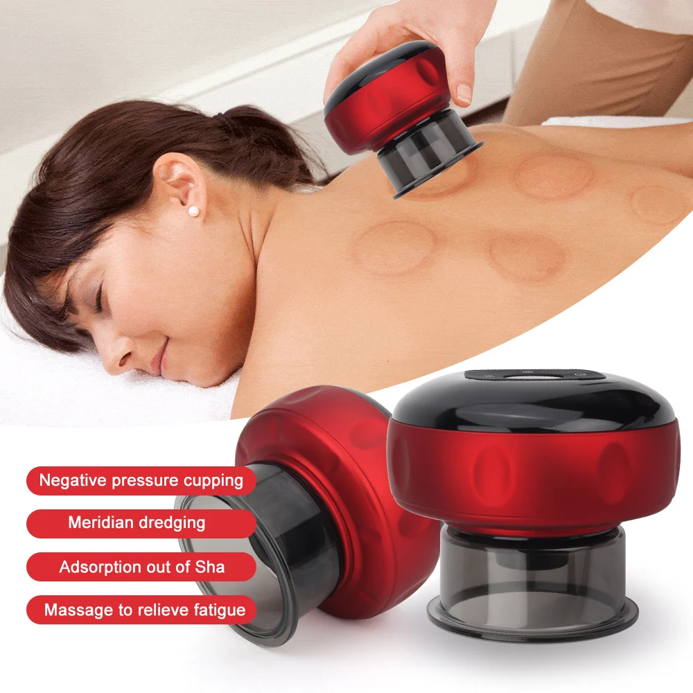 Electric Cupping Massager Vacuum Gua Sha Heated Therapy Suction Cup Scraping Anti Cellulite Weight Loss Body Relax Cupping Tool
Electric Cupping Massager Vacuum Gua Sha Heated Therapy Suction Cup Scraping Anti Cellulite Weight Loss Body Relax Cupping Tool