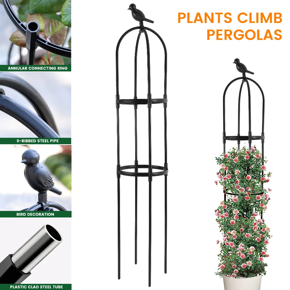 Garden Obelisk Trellis Plant Support Cages Stand DIY Tower Obelisk Heavy Duty Strong Tubular Plant Cage Climbing Plants Support
Garden Obelisk Trellis Plant Support Cages Stand DIY Tower Obelisk Heavy Duty Strong Tubular Plant Cage Climbing Plants Support