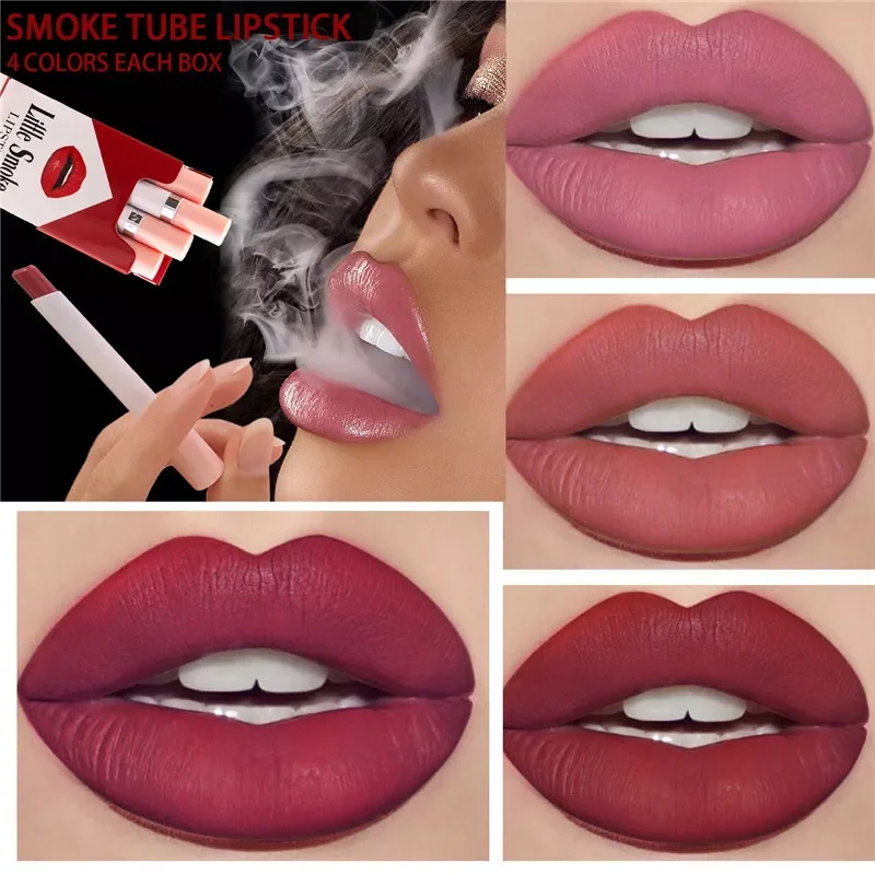 Creative Cigarette Lipstick 12 Colors Velvet Matte Lasting Waterproof Lipstick Sexy Matte Non-Stick Cup Lip Makeup
Creative Cigarette Lipstick 12 Colors Velvet Matte Lasting Waterproof Lipstick Sexy Matte Non-Stick Cup Lip Makeup