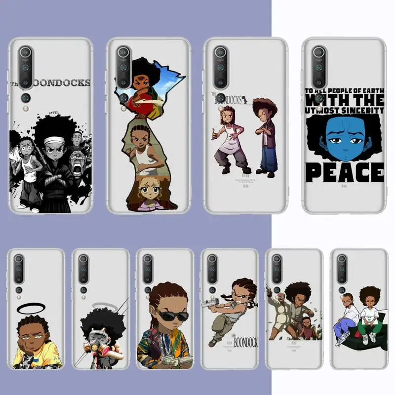 Huey Freeman Boondocks Phone Case for Samsung S20 S10 lite S21 plus for Redmi Note8 9pro for Huawei P20 Clear Case
Huey Freeman Boondocks Phone Case for Samsung S20 S10 lite S21 plus for Redmi Note8 9pro for Huawei P20 Clear Case