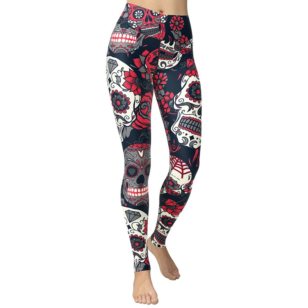 SEASHY Women High Waist Skull Leggings Tights Breathable Pants Gym Fitness Push-ups Girls Workout Tights
SEASHY Women High Waist Skull Leggings Tights Breathable Pants Gym Fitness Push-ups Girls Workout Tights