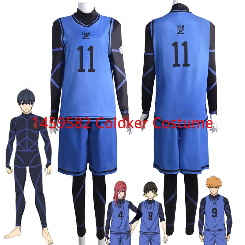BLUELOCK Cosplay Costume Chigiri Hyoma Isagi Yoichi Jersey Onesie Suit Anime Clothes Blue Sportswear Sport Wear Jerseys
BLUELOCK Cosplay Costume Chigiri Hyoma Isagi Yoichi Jersey Onesie Suit Anime Clothes Blue Sportswear Sport Wear Jerseys