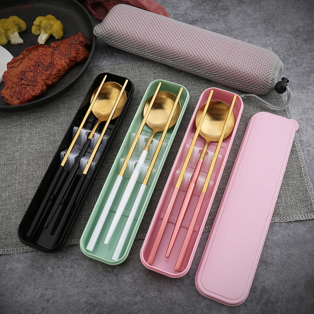 Travel Camping Lunch Box Fork Spoon Chopsticks Stainless Steel Cutlery Kitchen Dining Hiking Restaurant Cooking Utensils
Travel Camping Lunch Box Fork Spoon Chopsticks Stainless Steel Cutlery Kitchen Dining Hiking Restaurant Cooking Utensils