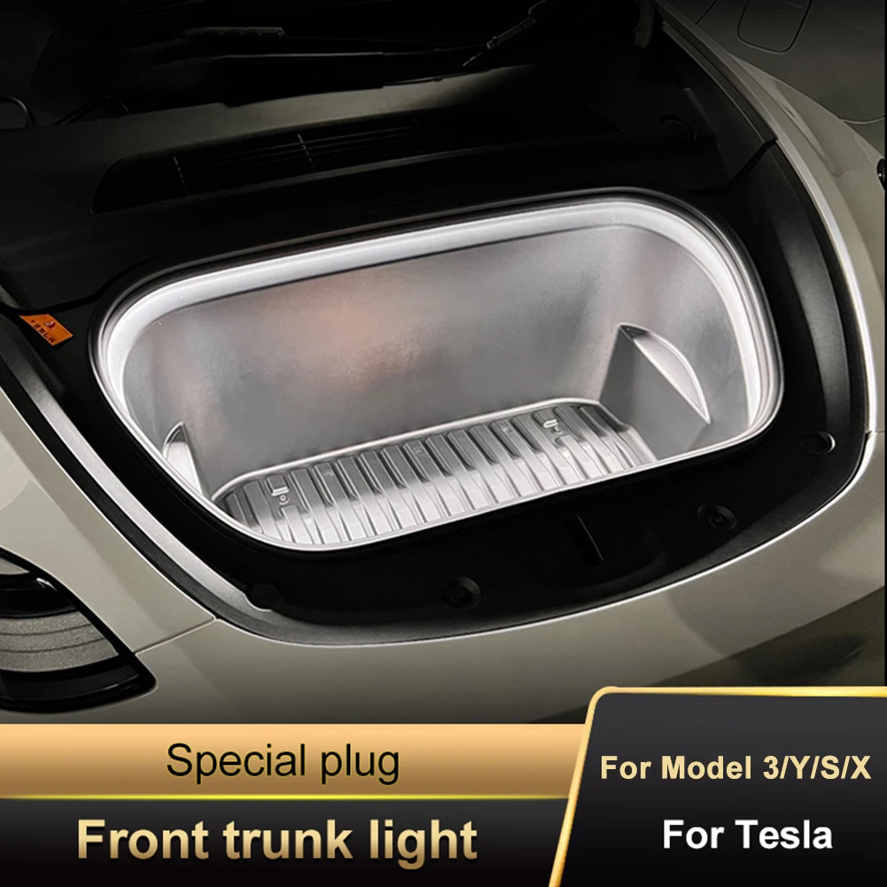 Car Front Trunk Frunk LED Surround Light Strip Modified Lighting For Tesla Model 3 Y S X 2021 Waterproof Flexible Silicone Light
Car Front Trunk Frunk LED Surround Light Strip Modified Lighting For Tesla Model 3 Y S X 2021 Waterproof Flexible Silicone Light