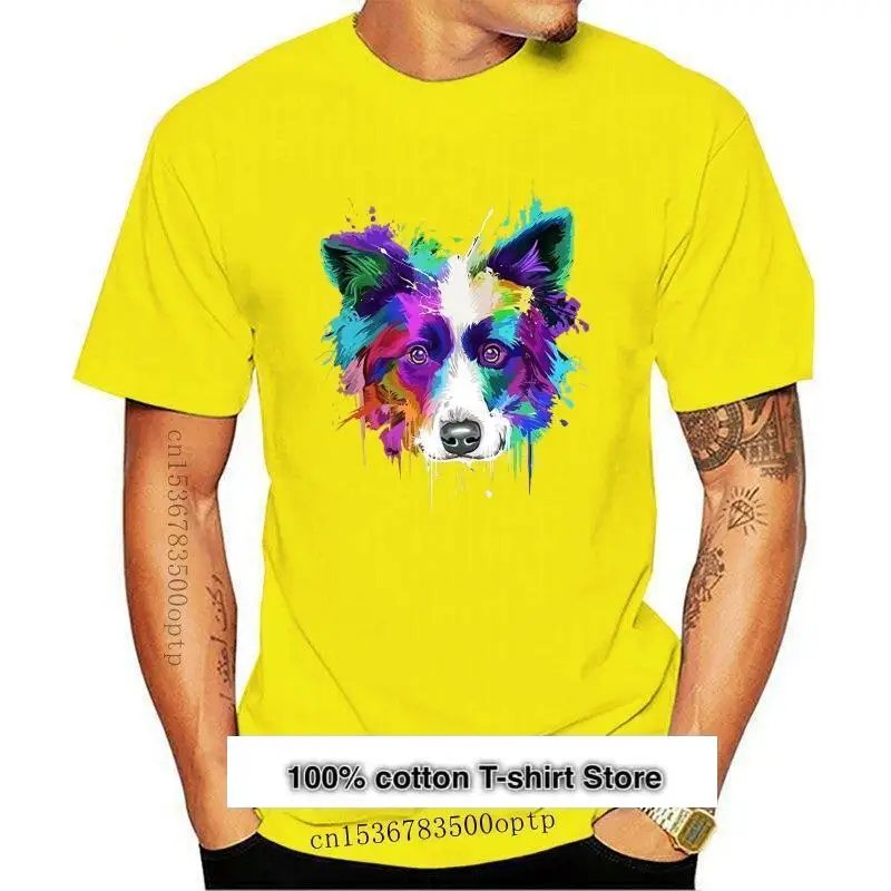 Camiseta de arte Border Collie para mujer, ropa de 100% de algodón sin etiqueta, cómoda
Camiseta de arte Border Collie para mujer, ropa de 100% de algodón sin etiqueta, cómoda