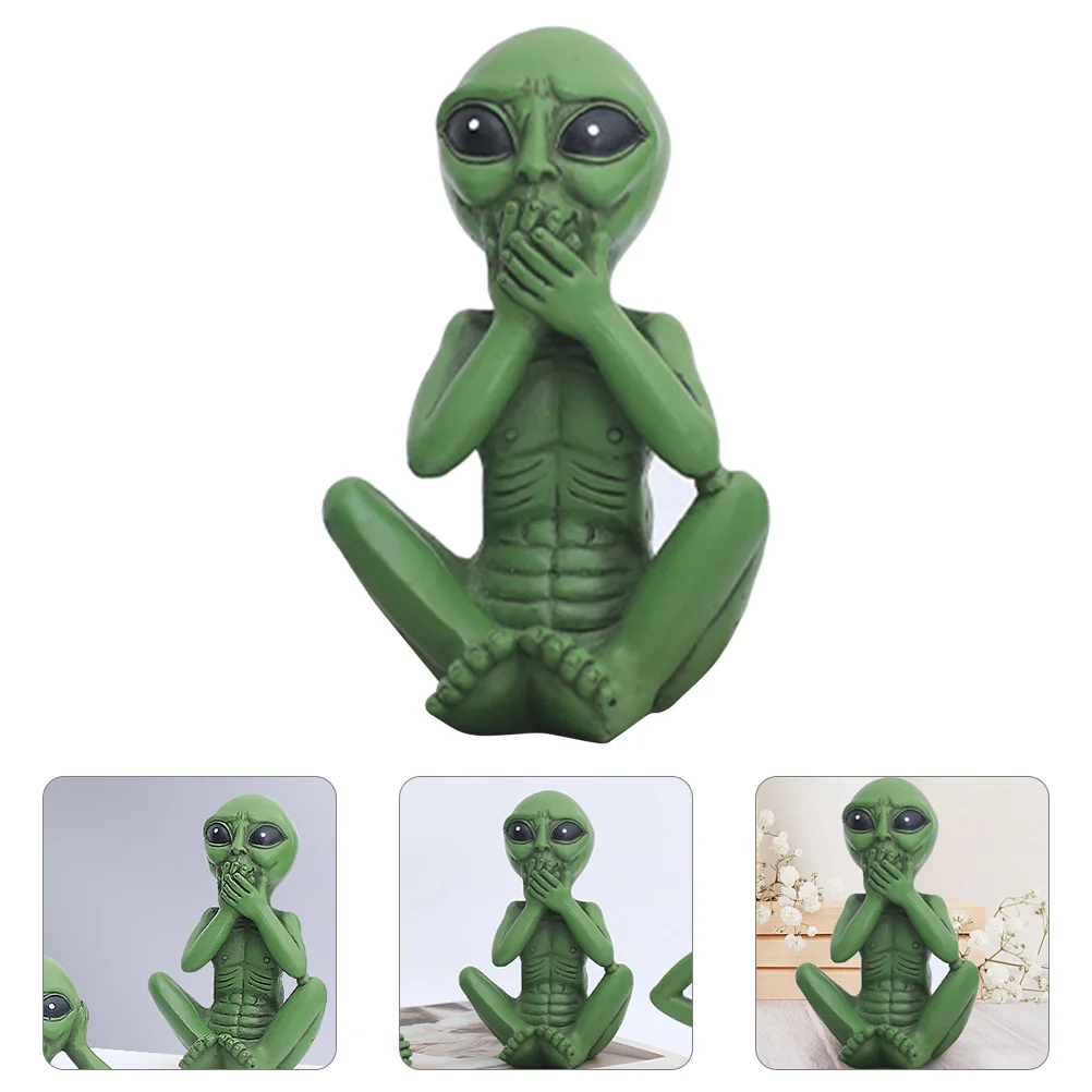 Статуэтка инопланетянина из смолы, декоративная статуэтка, украшения для сада, Настольная скульптура, забавные фигурки 
Статуэтка инопланетянина из смолы, декоративная статуэтка, украшения для сада, Настольная скульптура, забавные фигурки