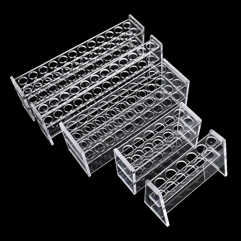 Plastic Clear Test Tube Rack 6/12/24/30 Holes Stand Lab Test Tube Shelf Centrifugal Tubing Holder School Supplies Lab Equipment
Plastic Clear Test Tube Rack 6/12/24/30 Holes Stand Lab Test Tube Shelf Centrifugal Tubing Holder School Supplies Lab Equipment