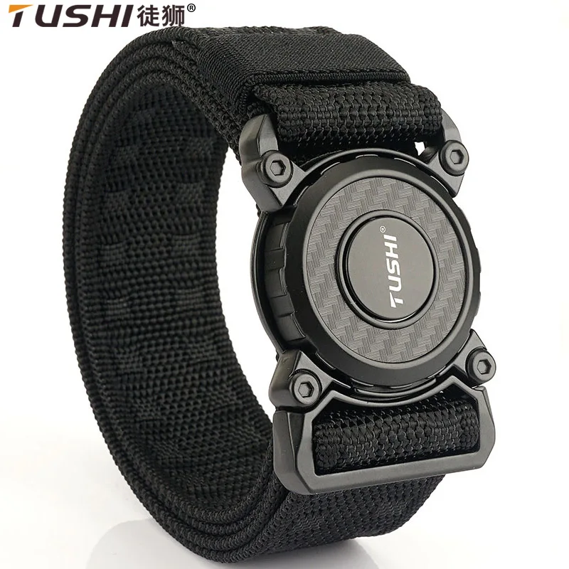 TUSHI 2023 Fashion Hot Sell Men Belt 125cm*3.8cm Nylon Weave Waistband Metal Quick Release Buckle Tactical Sports Ceinture Jeans
TUSHI 2023 Fashion Hot Sell Men Belt 125cm*3.8cm Nylon Weave Waistband Metal Quick Release Buckle Tactical Sports Ceinture Jeans