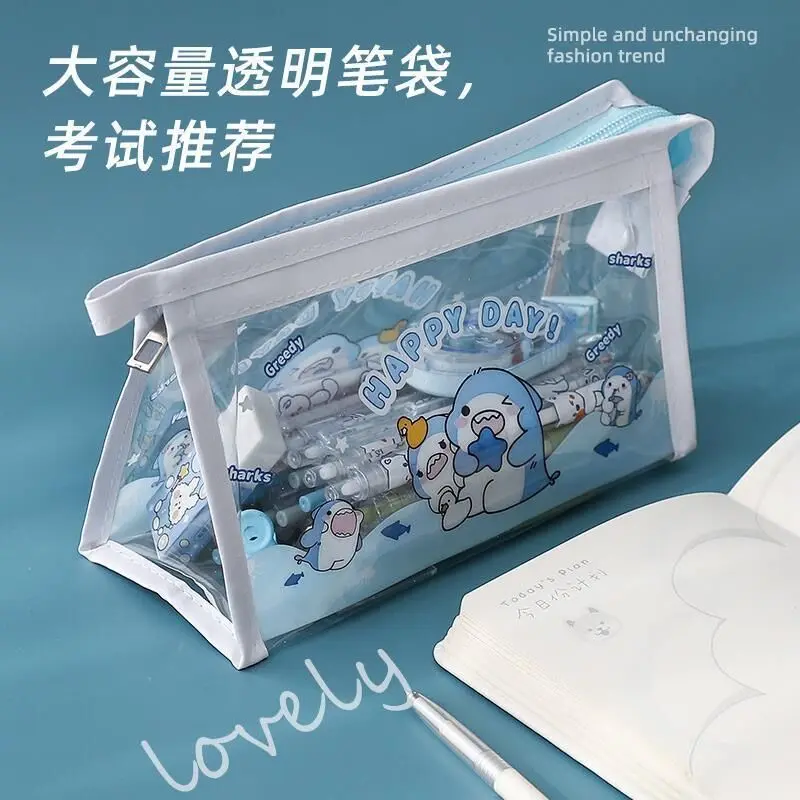 Transparent Pencil Case Large Capacity Cute School Students Kawaii Stationery Korean Stationery Pencil Pouch Pen Bags
Transparent Pencil Case Large Capacity Cute School Students Kawaii Stationery Korean Stationery Pencil Pouch Pen Bags