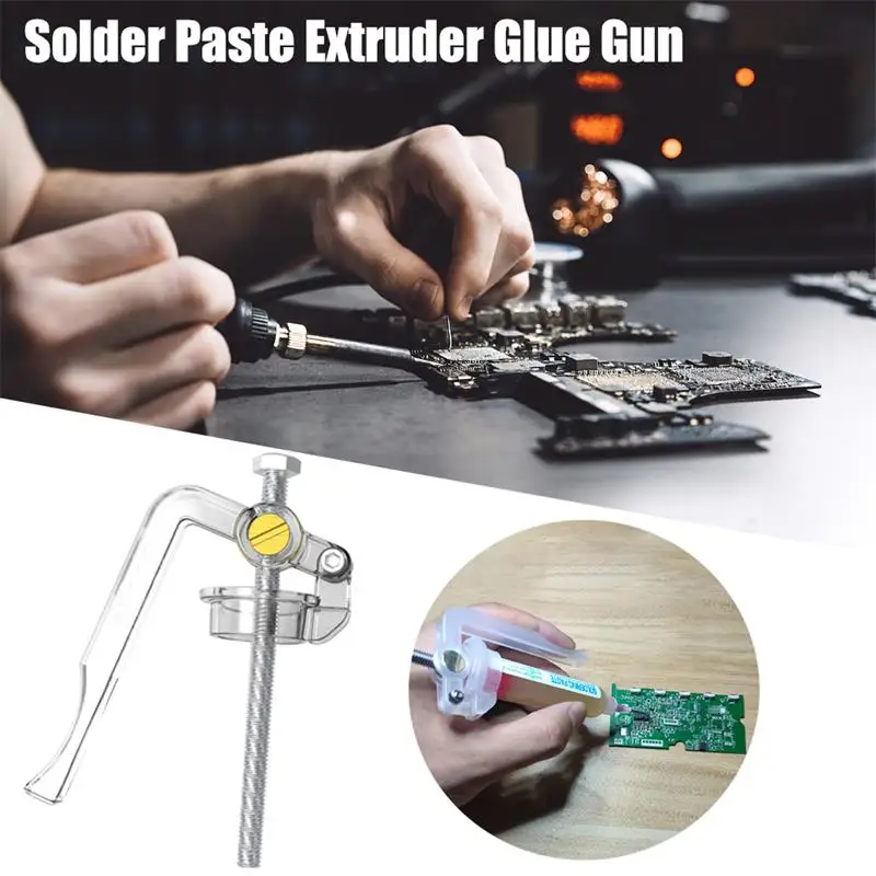 Solder Paste Extruder Welding Green Oil Booster Propulsion Tool UV Glue Rod Boosters Circuit Board Welding Soldering Accessories
Solder Paste Extruder Welding Green Oil Booster Propulsion Tool UV Glue Rod Boosters Circuit Board Welding Soldering Accessories