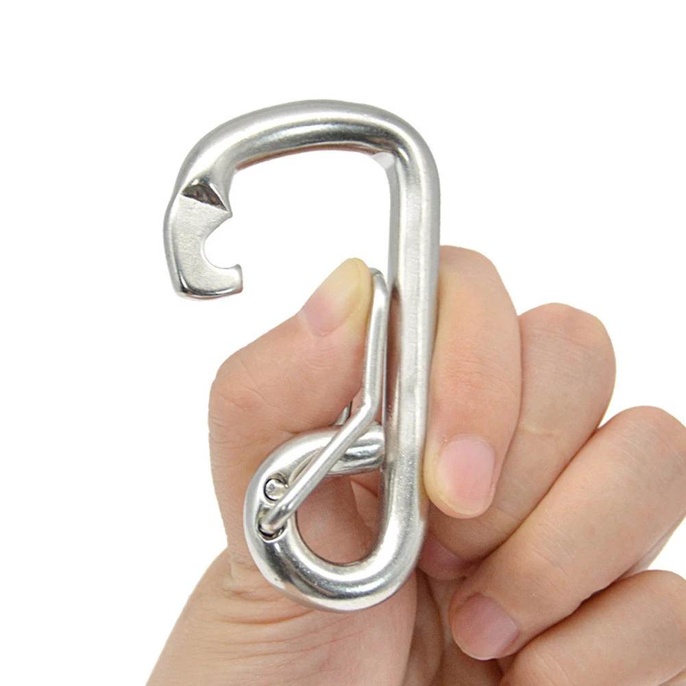 Accessory Carabine Brand New Buckle Camping 316 Stainless Steel Anti-corrosion Carabiner Diving Lightweight 80mm
Accessory Carabine Brand New Buckle Camping 316 Stainless Steel Anti-corrosion Carabiner Diving Lightweight 80mm