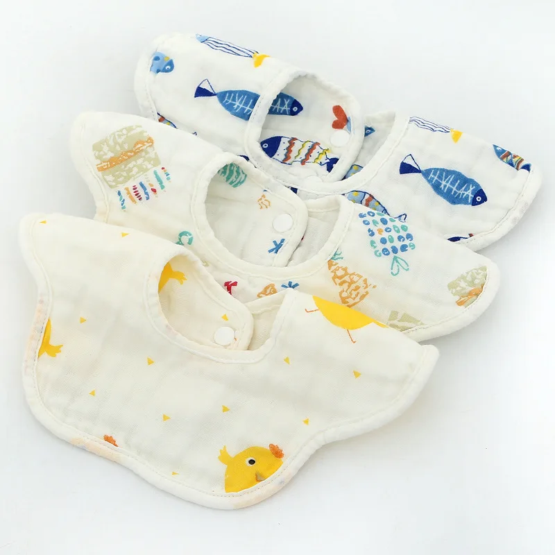 Baby Six-layer Gauze Petals Bib Pleats Gauze Baby Saliva Towel Baby Bib Absorbent Two Strips
Baby Six-layer Gauze Petals Bib Pleats Gauze Baby Saliva Towel Baby Bib Absorbent Two Strips