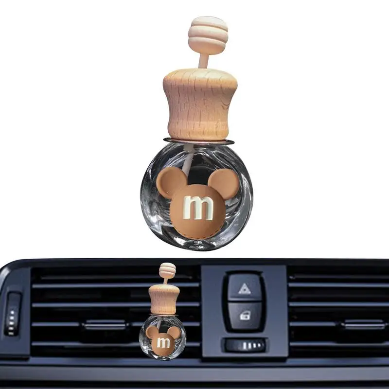 

Пустая бутылочка для эфирного масла, автомобильный освежитель воздуха, бутылочки, симпатичный прозрачный автомобильный диффузор для эфирного масла с зажимами для вентиляции