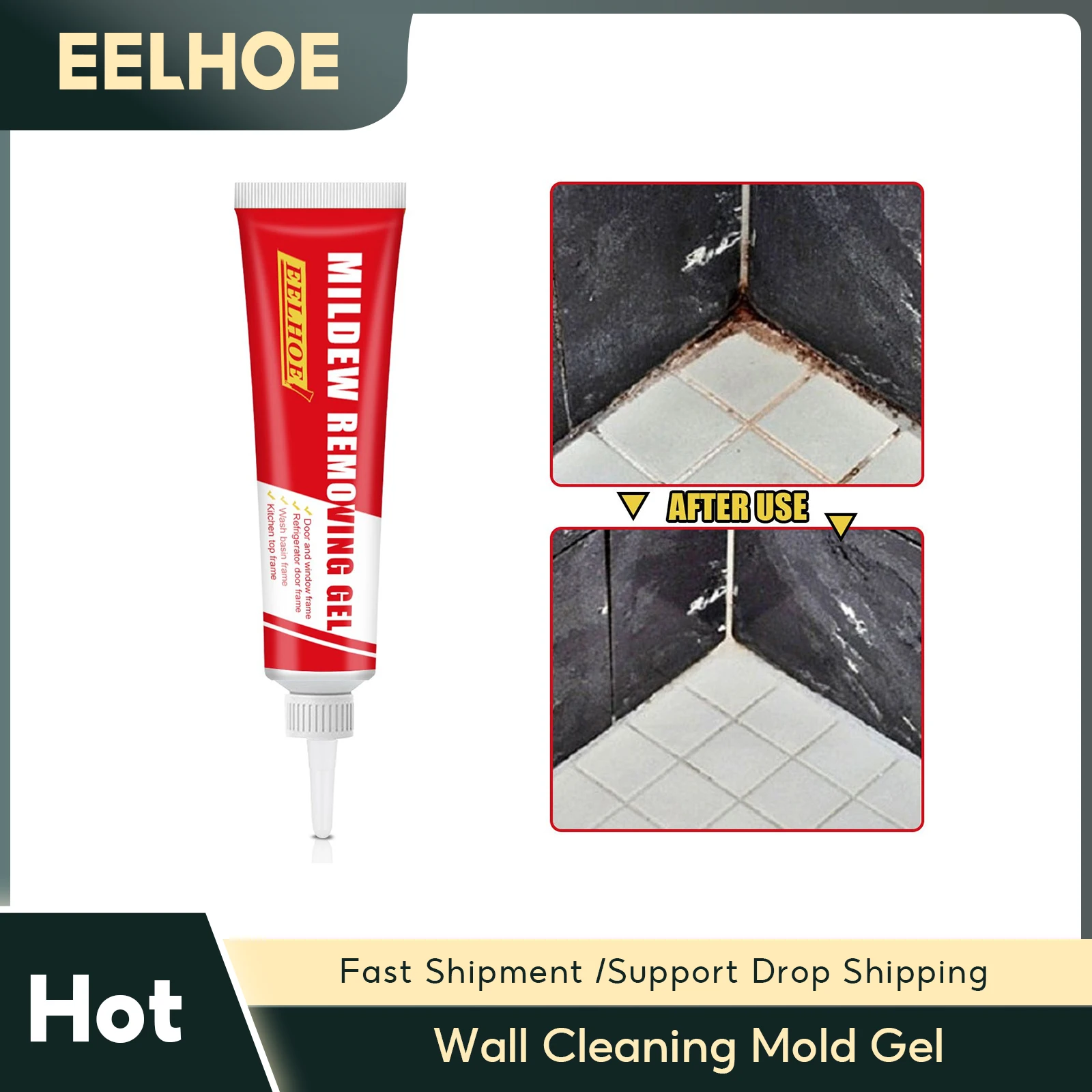 Wall Cleaning Mold Gel Multifunction Furniture Remove Mold Home Bathroom Porcelain Paint Mildew Remover Tile Stain Cleaner Agent
Wall Cleaning Mold Gel Multifunction Furniture Remove Mold Home Bathroom Porcelain Paint Mildew Remover Tile Stain Cleaner Agent