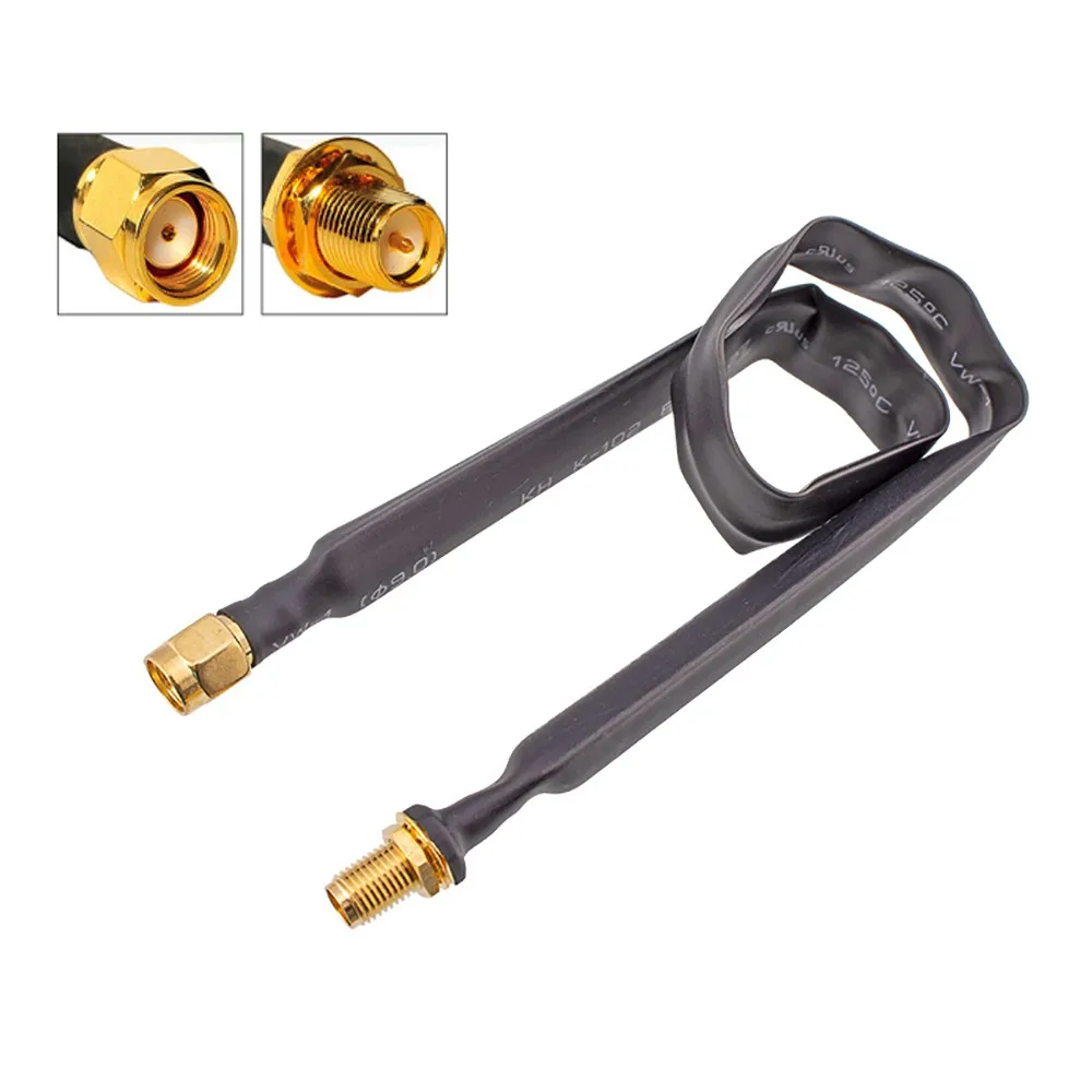 RP-SMA Male To RP-SMA Female 1-Pack Flat Coaxial Extension Pigtail 25cm For 802.11ac, 802.11n, 802.11g And 802.11b WiFi Standard
RP-SMA Male To RP-SMA Female 1-Pack Flat Coaxial Extension Pigtail 25cm For 802.11ac, 802.11n, 802.11g And 802.11b WiFi Standard