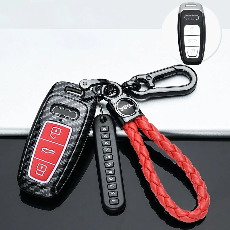 Carbon fiber ABS Car Remote Key Cover Case Shell For Audi A6 A5 Q7 S4 S5 A4 B9 Q7 A4L 4m TT TTS RS 8S 2016 2017 2018 Accessories
Carbon fiber ABS Car Remote Key Cover Case Shell For Audi A6 A5 Q7 S4 S5 A4 B9 Q7 A4L 4m TT TTS RS 8S 2016 2017 2018 Accessories