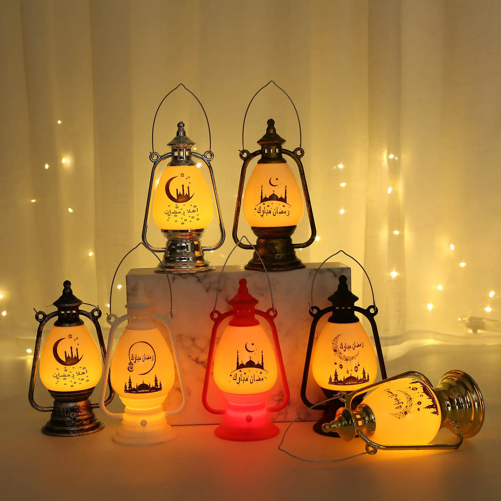 1pc Ramadan Festival LED Electronic Night Light Home Decorative Wind Lantern Holiday Decoration Gifts Islam Party Supplies
1pc Ramadan Festival LED Electronic Night Light Home Decorative Wind Lantern Holiday Decoration Gifts Islam Party Supplies