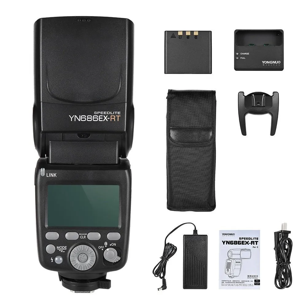 Yongnuo YN686EX-RT 2000 мАч литий-ионная батарея Speedlite GN60 2,4G Беспроводная HSS 1/8000s TTL/M/MULTI светильник YN686 для Canon DSLR
Yongnuo YN686EX-RT 2000 мАч литий-ионная батарея Speedlite GN60 2,4G Беспроводная HSS 1/8000s TTL/M/MULTI светильник YN686 для Canon DSLR