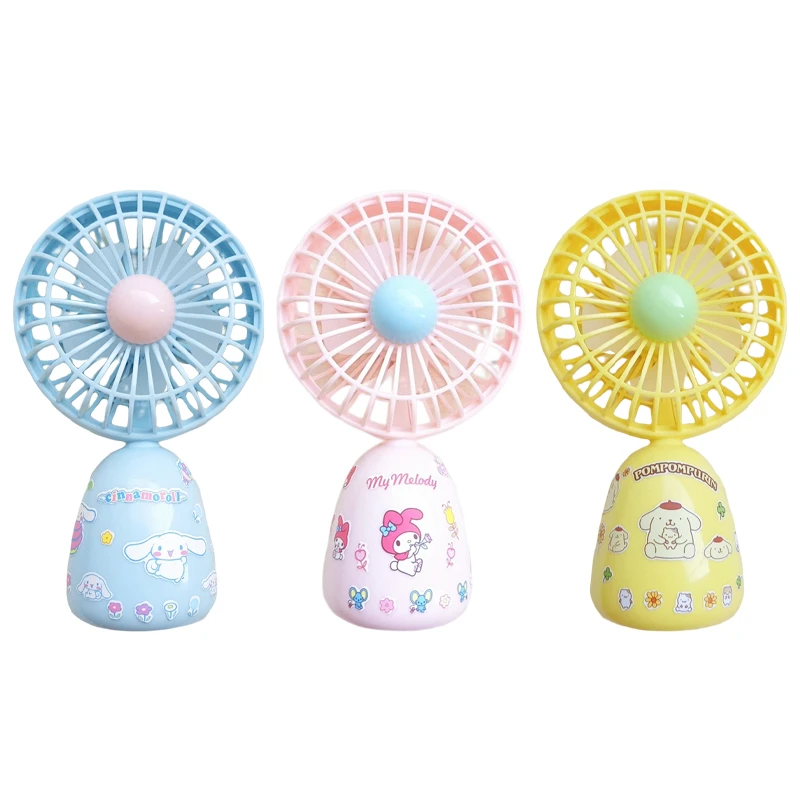 Kawaii Sanrio Kuromi Fan Cinnamoroll Pom Pom Purin Cute Cartoon Mini Electric Fan USB Long Battery Life Portable Silent Fan Gift
Kawaii Sanrio Kuromi Fan Cinnamoroll Pom Pom Purin Cute Cartoon Mini Electric Fan USB Long Battery Life Portable Silent Fan Gift