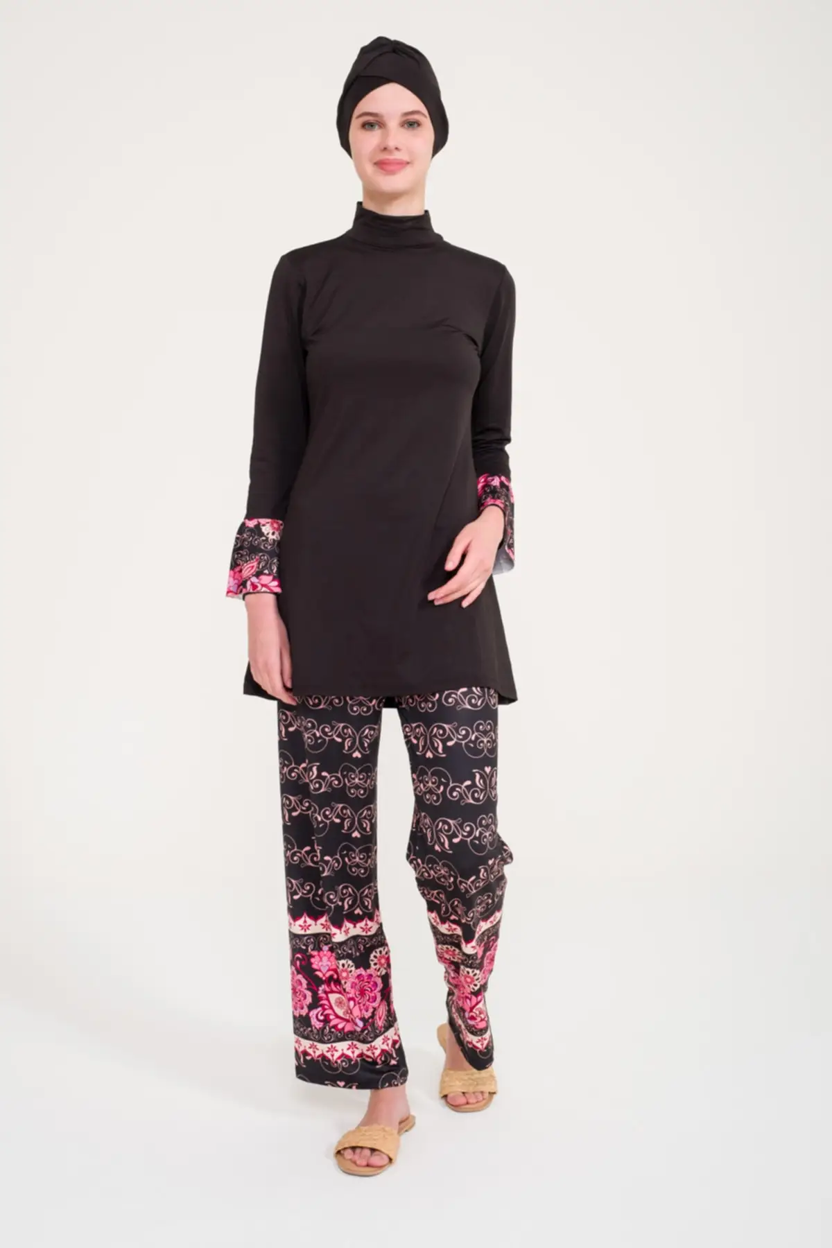 Muslim Burkinis Fully Covered Black Swimwear fashion Summer Clothing Hijab Sport Swimsuit Islamic Full Cover
Muslim Burkinis Fully Covered Black Swimwear fashion Summer Clothing Hijab Sport Swimsuit Islamic Full Cover