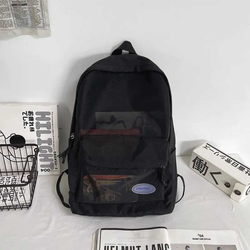 Women Backpack School Bags for Girls Boys Teenagers College Students High Schoolbag Summer Transparent Bag Korean Casual Bagpack
Women Backpack School Bags for Girls Boys Teenagers College Students High Schoolbag Summer Transparent Bag Korean Casual Bagpack