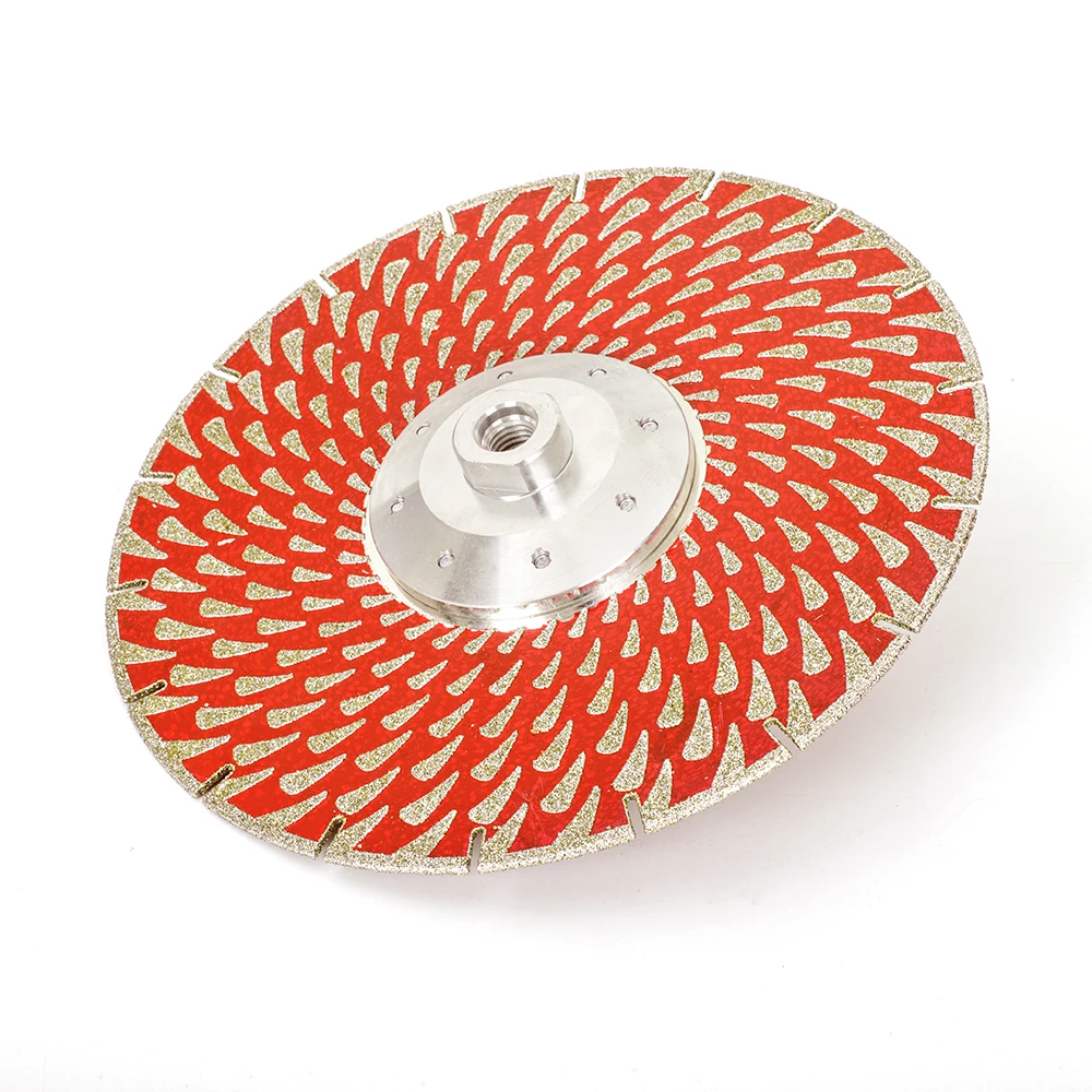 

9inch 230mm Electroplated Diamond Saw Blade Cutting And Grinding Disc Both Sides For Polishing Stone Marble Granite Ceramic Tile